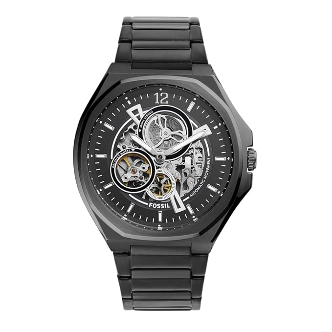 Fossil Evanston Analog Black Dial Men's Watch-BQ2621