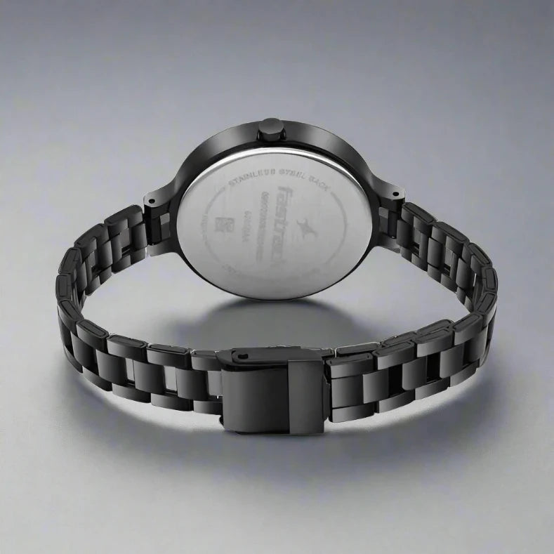 Fastrack 6265NM02 Analog Blue Dial Stainless Steel Strap Watch for Men