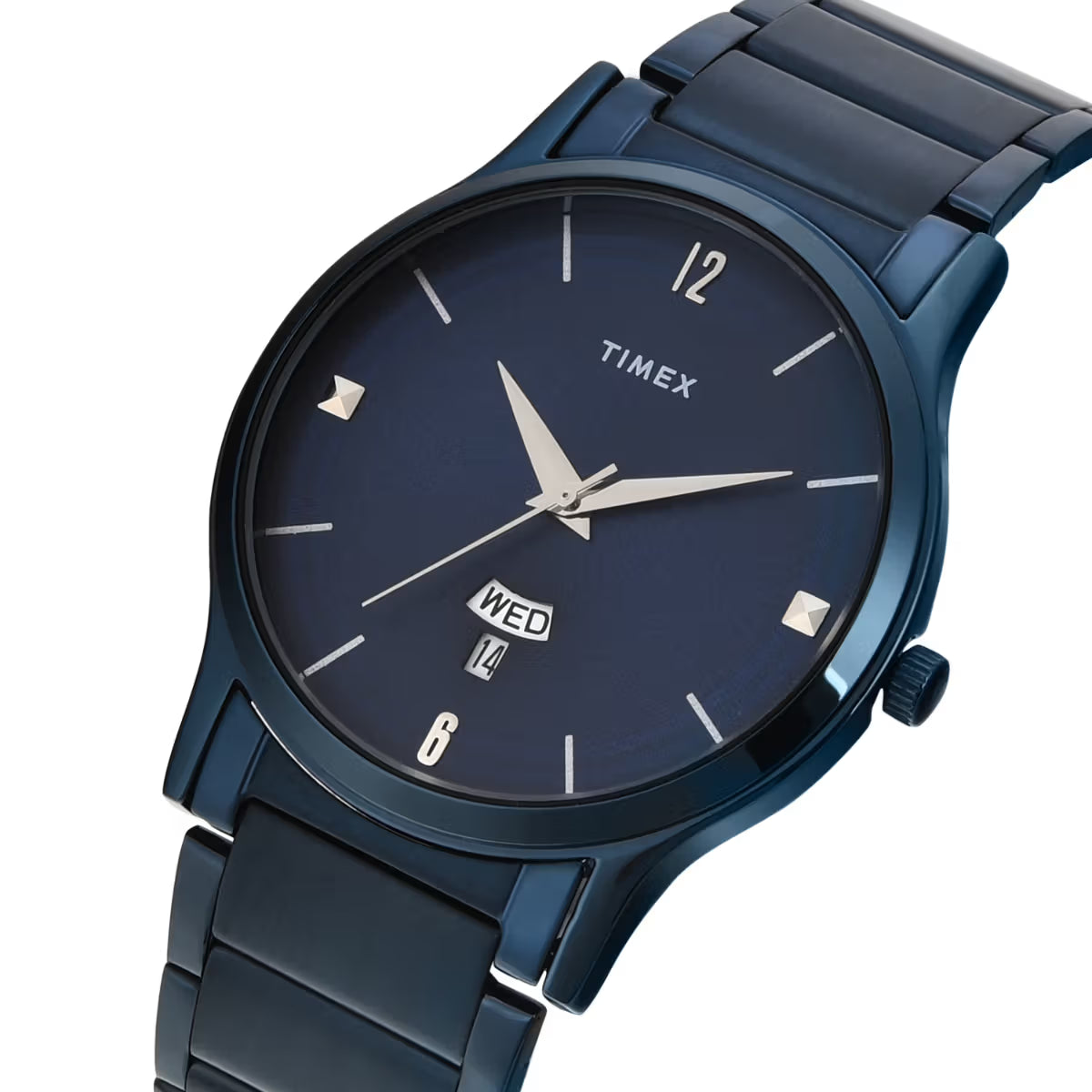 Timex Men Navy Blue Round Analog Dial Watch - TW000R460