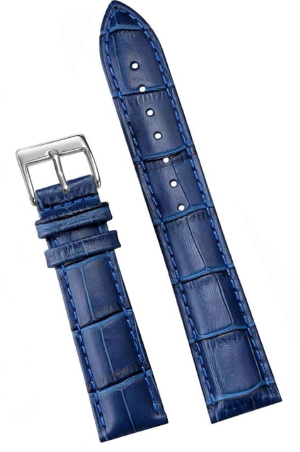 BLUE LEATHER STRAPS 20MM