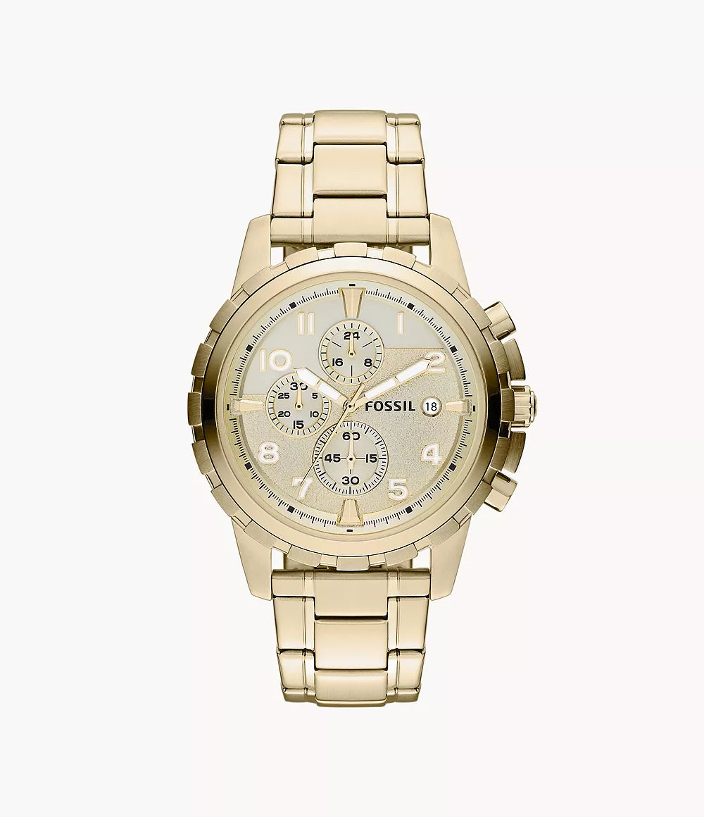 Dean Chronograph Gold-Tone Stainless Steel Watch