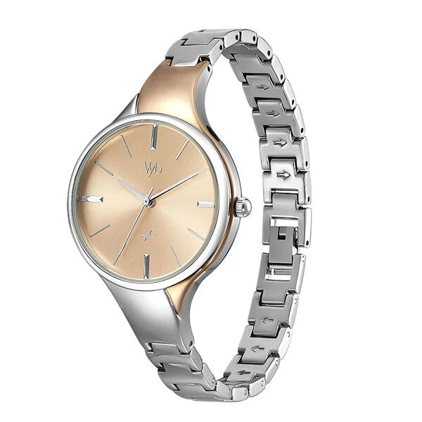 Elegant quartz wristwatch FV60001KM01W VYB Fastrack
