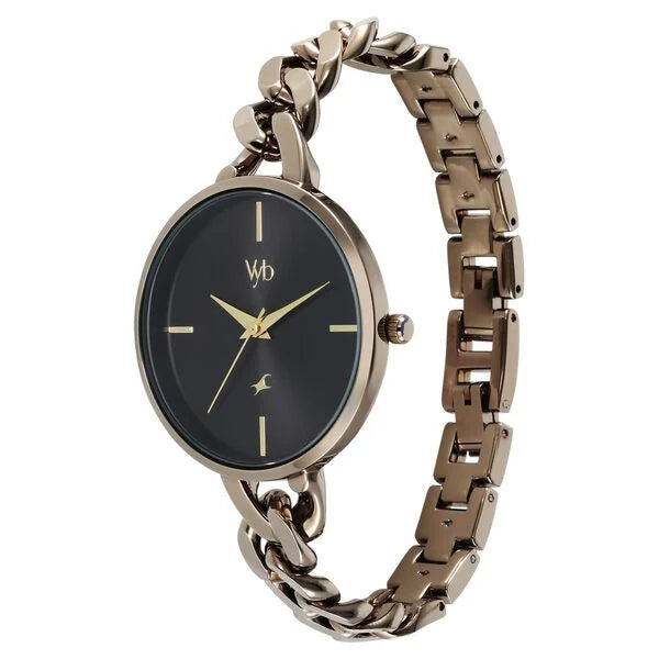 VYB Fastrack FV60062QM01W trendy quartz watch