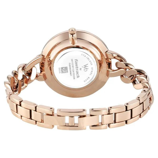 VYB by Fastrack FV60062WM01W fashionable ladies watch