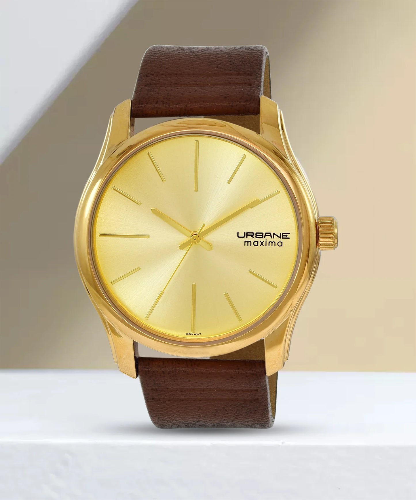 Maxima Urbane Analog Watch 69380LMGY front dial view
