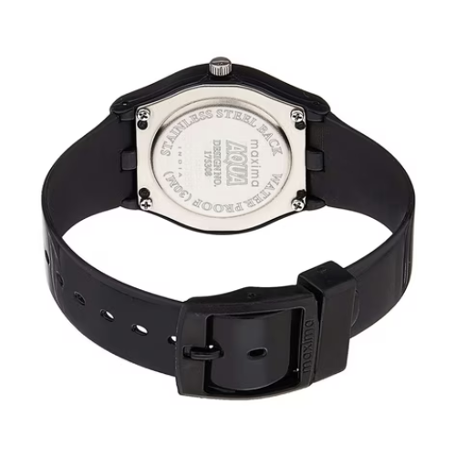 Casual analog watch by Maxima featuring a clean dial, lightweight build, and everyday water resistance."