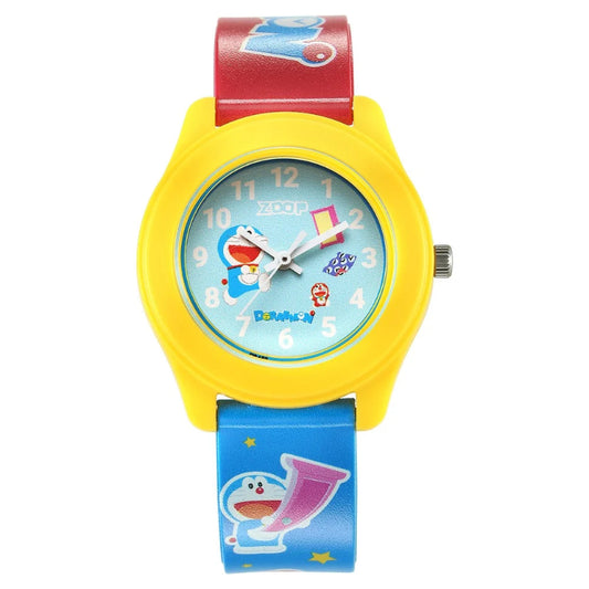 Titan Zoop wrist watch 26019PP37W featuring Doraemon design for kids