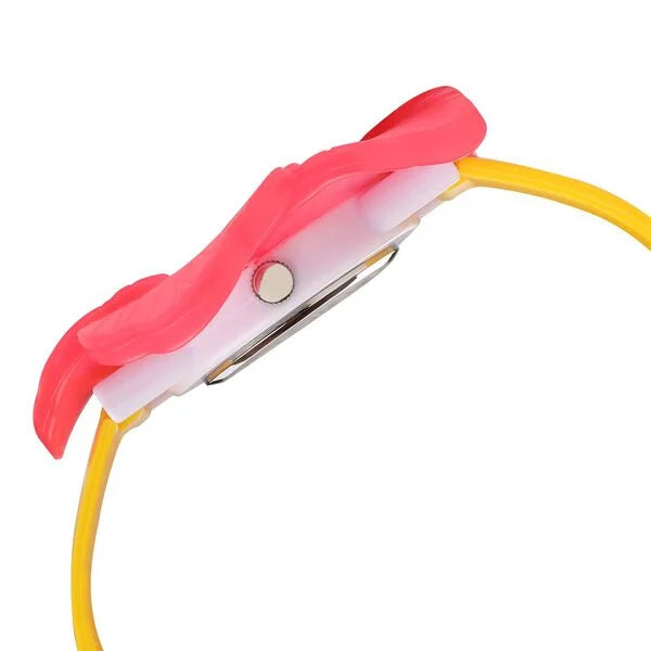 Titan Zoop watch for girls featuring orange dial and printed strap – model NSC4006PP05