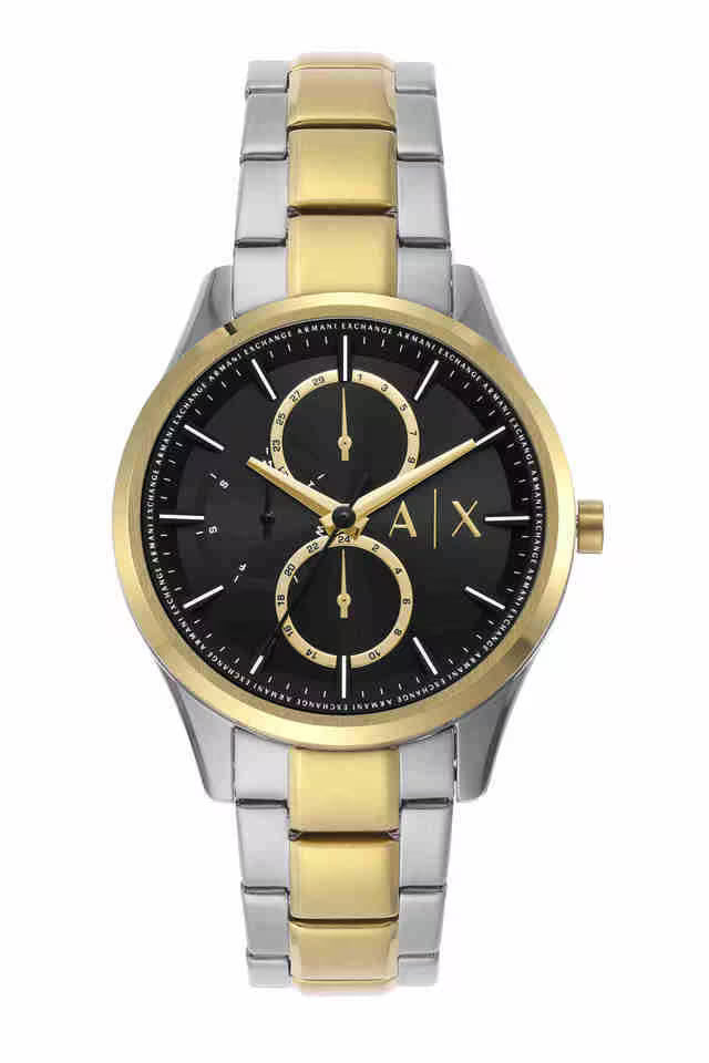 Armani Exchange Quartz 42 mm Black Dial Stainless Steel Analog Watch for Men - AX1865