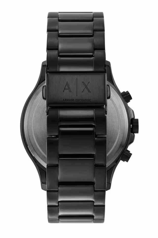 Armani Exchange Mens 46 mm Black Dial Stainless Steel Chronograph Watch - AX2429