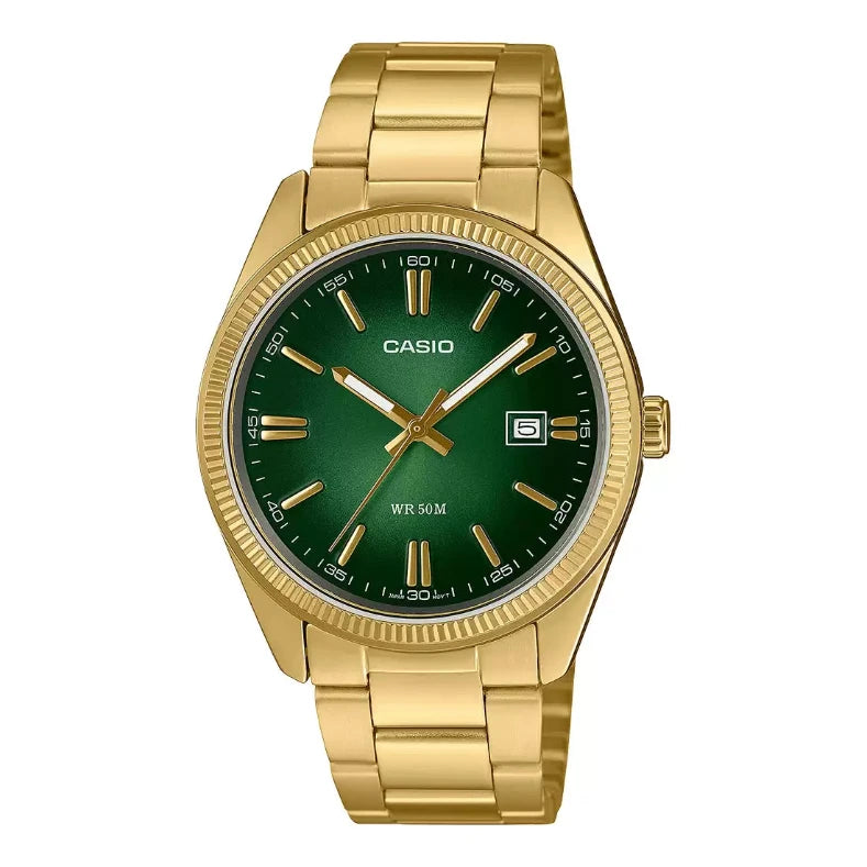 CASIO ENTICER MEN MTP-1302PGC-3AVEF - A2374 – Universal Watch Company CASIO ENTICER MEN MTP-1302PGC-3AVEF - A2374 – Universal Watch Company