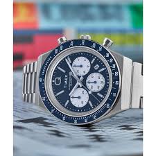 TIMEX Q Blue Round Dial Analog Men's Watch - TWEG26403