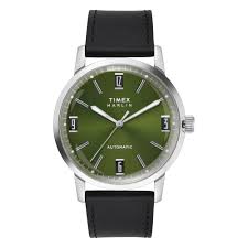 TIMEX MARLIN® Green Round Dial Mechanical Automatic Men's Watch - TWEG26700