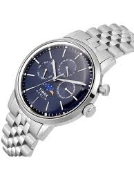 TIMEX MARLIN® Blue Round Dial Analog Moon Phase Men's Watch - TWEG26802