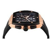 TIMEX Vector Men Black Rectangle Chronograph Dial Analog Watch - TWEG26201