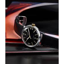 Marlin® Automatic 40mm Leather Strap Watch