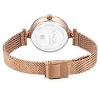 Titan Raga Showstopper Quartz Analog Rose Gold Dial Metal Strap Watch For Women nt95268wm01 Women's Watch