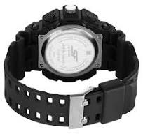77138PP01 FASTRACK SF Analog Digital Black Dial PU Strap Watch For Men