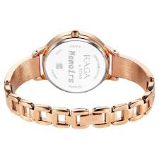 TITAN NT2754WM01 Titan Raga Memoirs Quartz Analog White Dial With Rose Gold Color Metal Strap Watch For Women