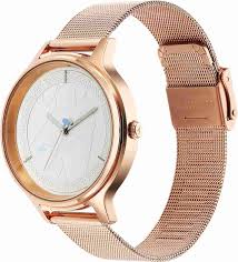 Fastrack 6269WM01 Analog White Dial Stainless Steel Strap Watch for Women