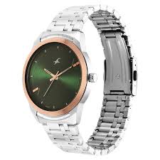 Fastrack 3308KM03 Analog Black Dial Canvas Strap Watch for Men
