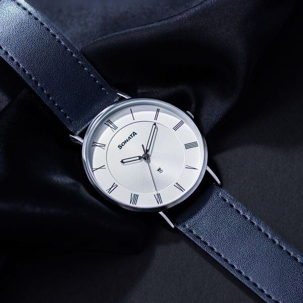 SONATA 77143SL01 QUARTZ ANALOG WATCH – Universal Watch Company