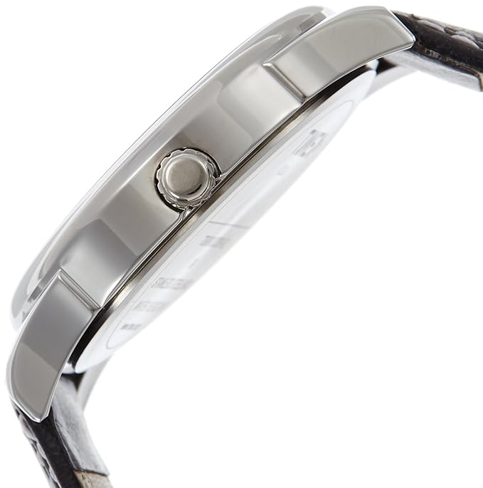 Side View Of TIMEX T1000V10200 Black Analog Watch for Men with Black Dial, Black Fabric Strap, and Modern Aesthetic