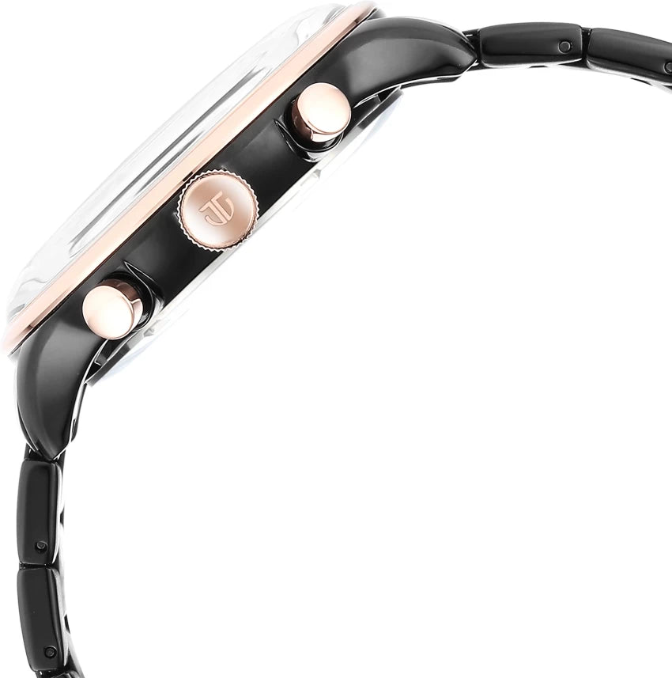 Titan NS90102KM01 Urban Magic Black Dial Analog Stainless Steel Strap Watch for Men, featuring a bold black dial, stainless steel case, and push-button clasp.