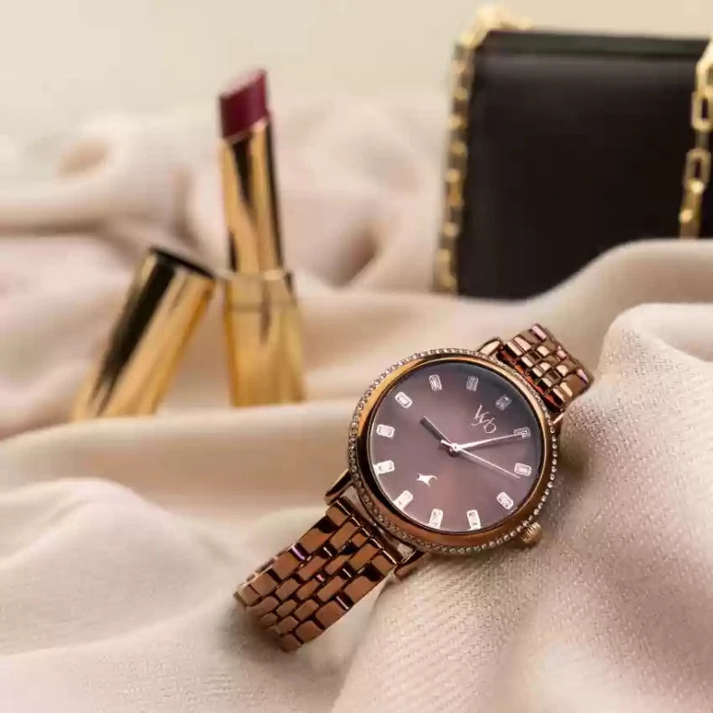 VYB BY FASTRACK FV60025QM01W ENIGMA QUARTZ ANALOG WATCH FOR