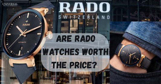 Elegant Rado titanium watch representing high-end Swiss timepieces