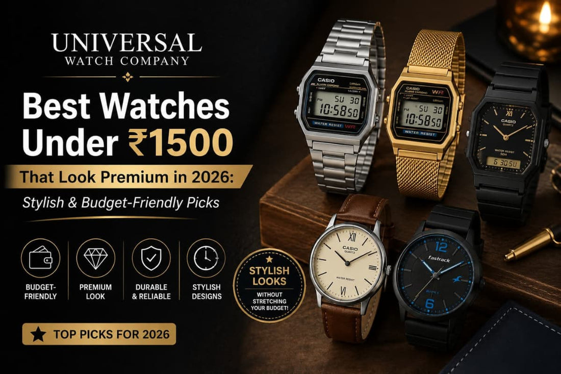 Best Watches Under ₹1500 That Look Premium in 2026: Stylish & Budget-Friendly Picks