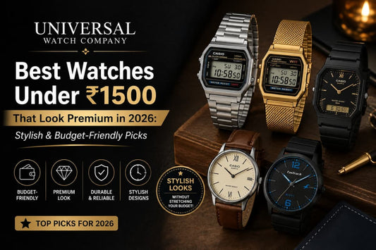 Best Watches Under ₹1500 That Look Premium in 2026: Stylish & Budget-Friendly Picks