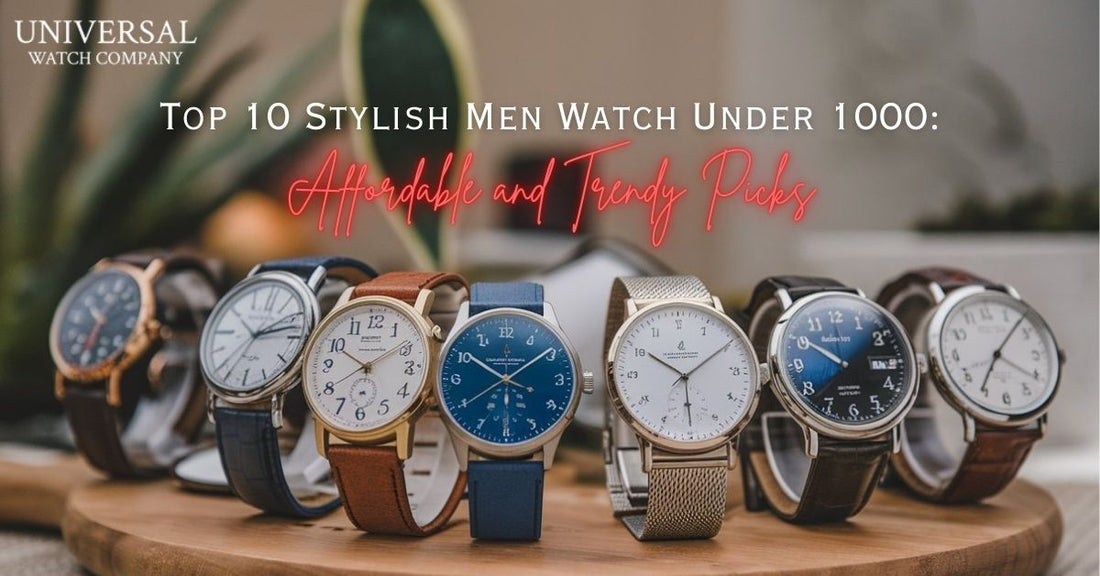 Top 10 Stylish Men Watch Under 1000 Affordable and Trendy Picks