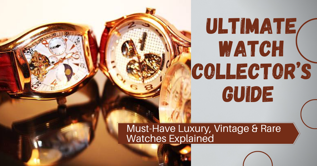 Luxury Swiss watches collection on display – Rolex, Omega, Rado