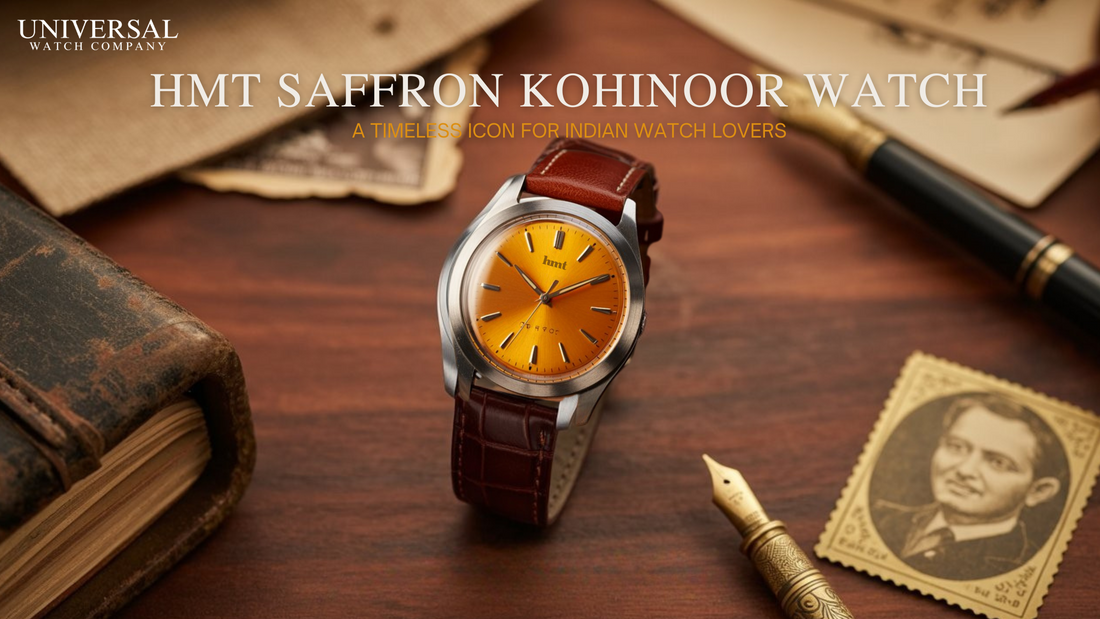All About the HMT Saffron Kohinoor: A Must-Have for Indian Watch Lovers