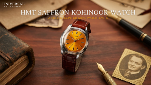 All About the HMT Saffron Kohinoor: A Must-Have for Indian Watch Lovers