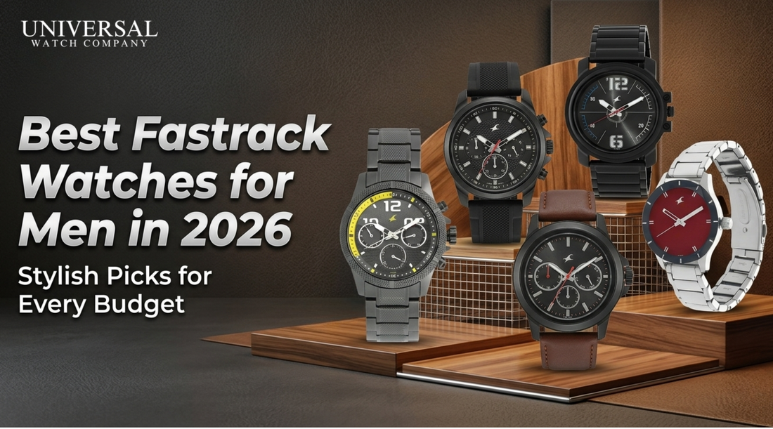 Collection of best Fastrack watches for men 2026 featuring stylish analog designs and modern watch styles