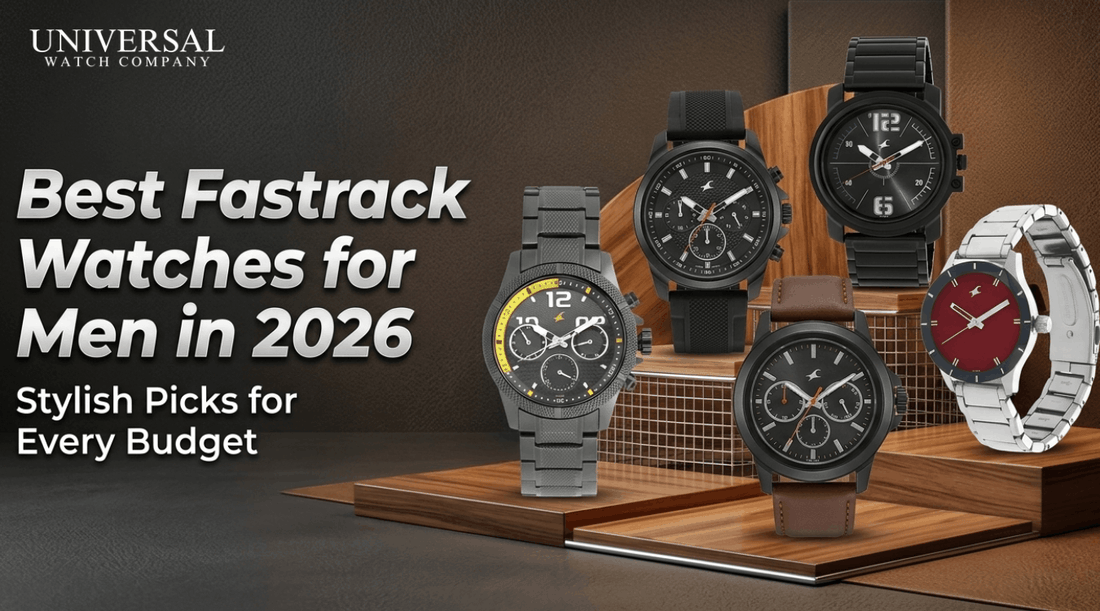 Collection of best Fastrack watches for men 2026 featuring stylish analog designs and modern watch styles