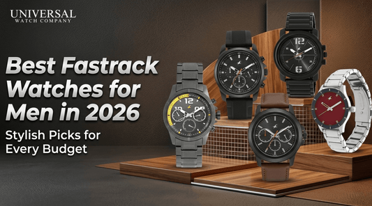 Collection of best Fastrack watches for men 2026 featuring stylish analog designs and modern watch styles