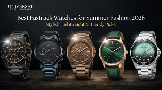 Best Fastrack Watches for Summer Fashion 2026 featuring stylish lightweight men's watches