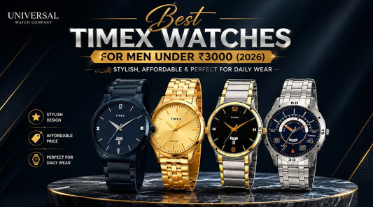 Best Timex watches for men under ₹3000 featuring stylish analog designs for daily wear.