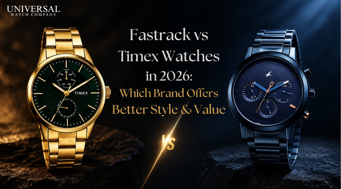 Fastrack vs Timex watches comparison featuring top affordable analog watches in 2026