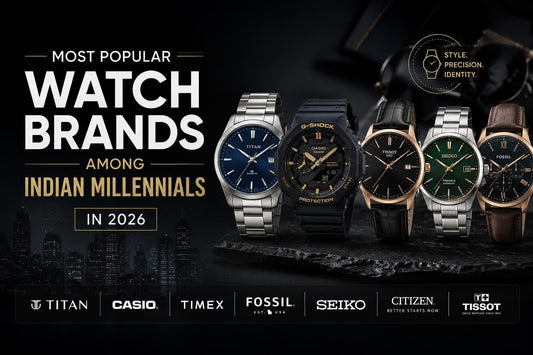 A collection of watches from different models on a dark background