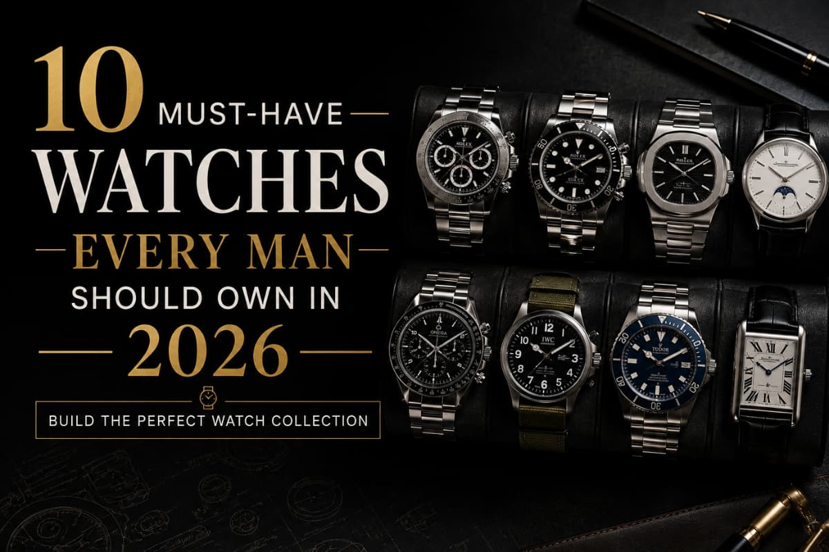 10 Must-Have Watches Every Man Should Own in 2026 – Build the Perfect ...