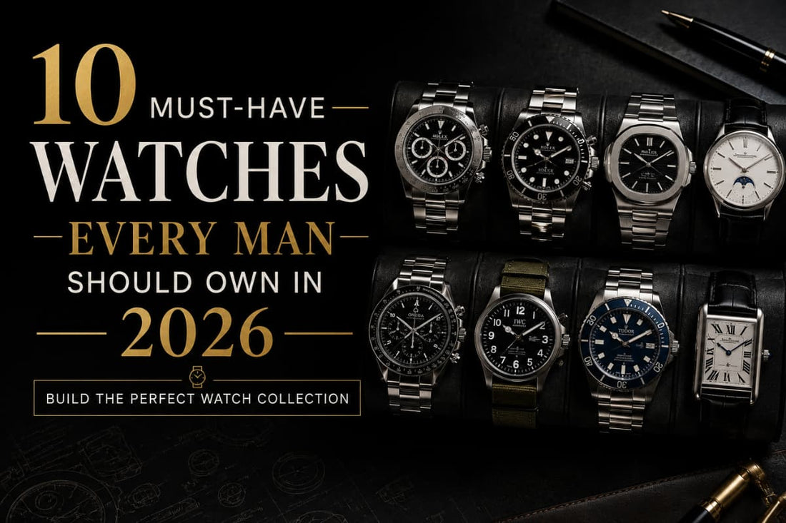 10 Must-Have Watches Every Man Should Own in 2026 – Build the Perfect Watch Collection