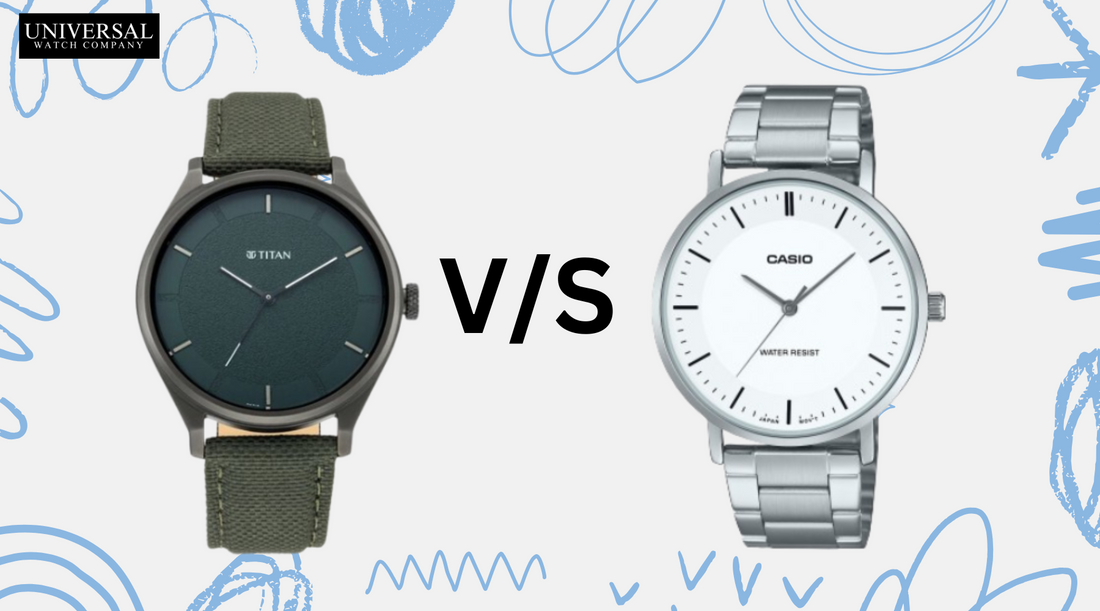 Titan vs Casio watch comparison