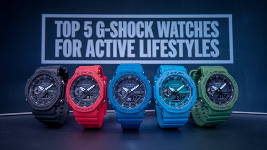 top 5 G-Shock Watches for Active Lifestyles, durability, waterproof