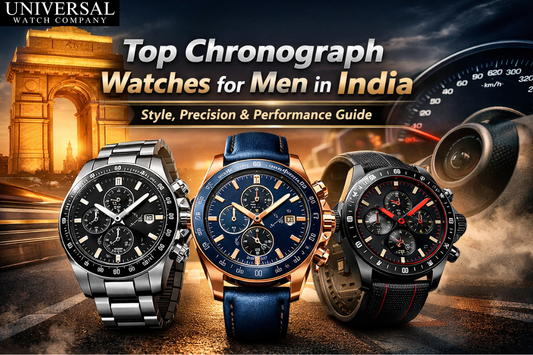 best chronograph watches for men in India