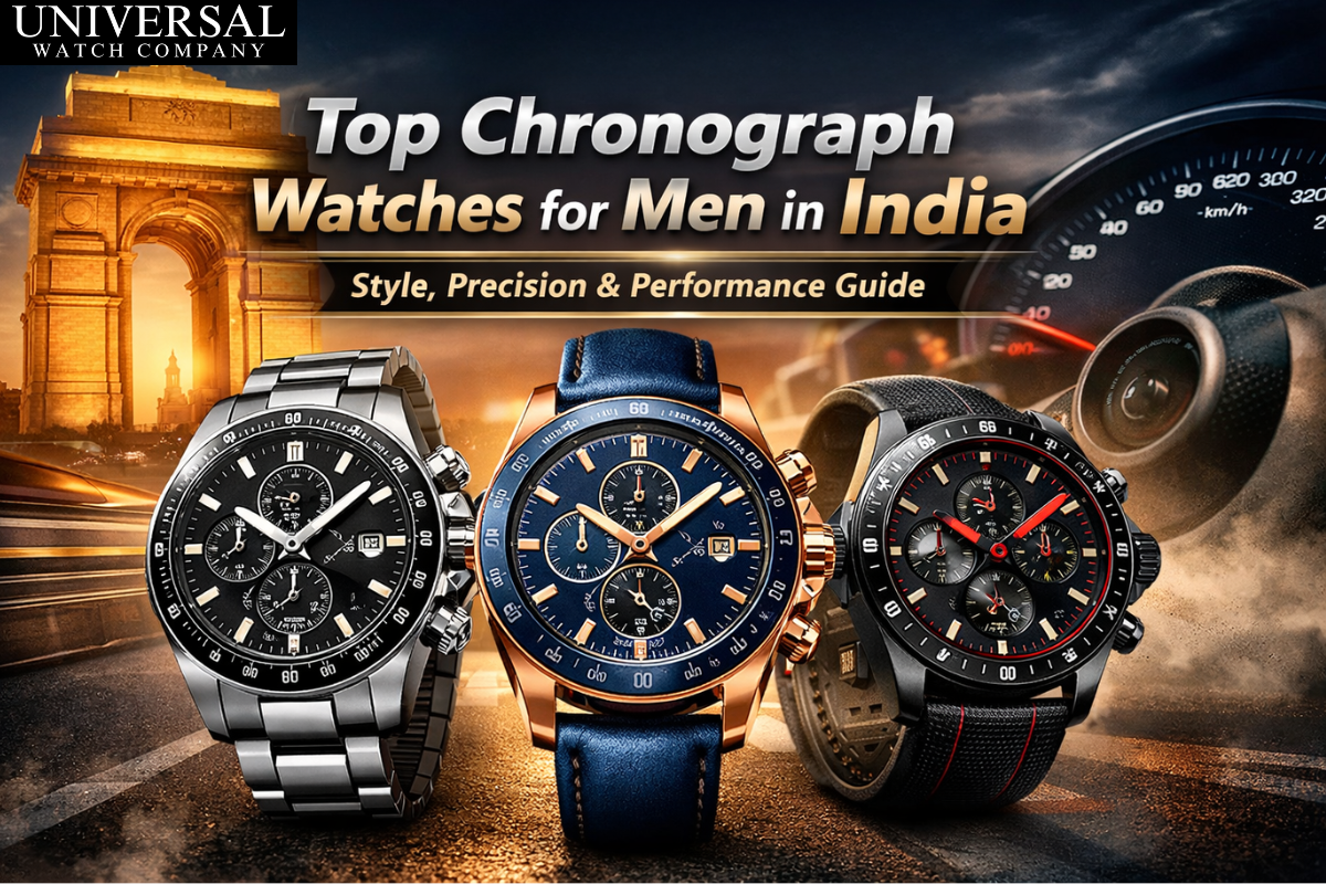 Top Chronograph Watches for Men in India – Style, Precision ...