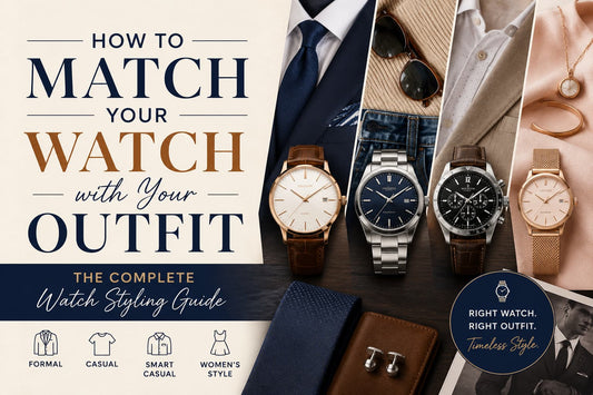 Stylish watch and outfit combinations for formal, casual, smart casual, and women's fashion.